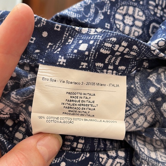 Etro dress shirt - size 41 (large) - Picture 5 of 5